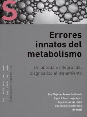 cover image of Errores innatos en el metabolismo